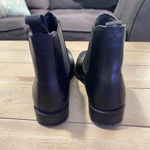 HX LONDON Black Leather Chelsea Boot l Men’s  Size 6.5 US Brogues main image 5